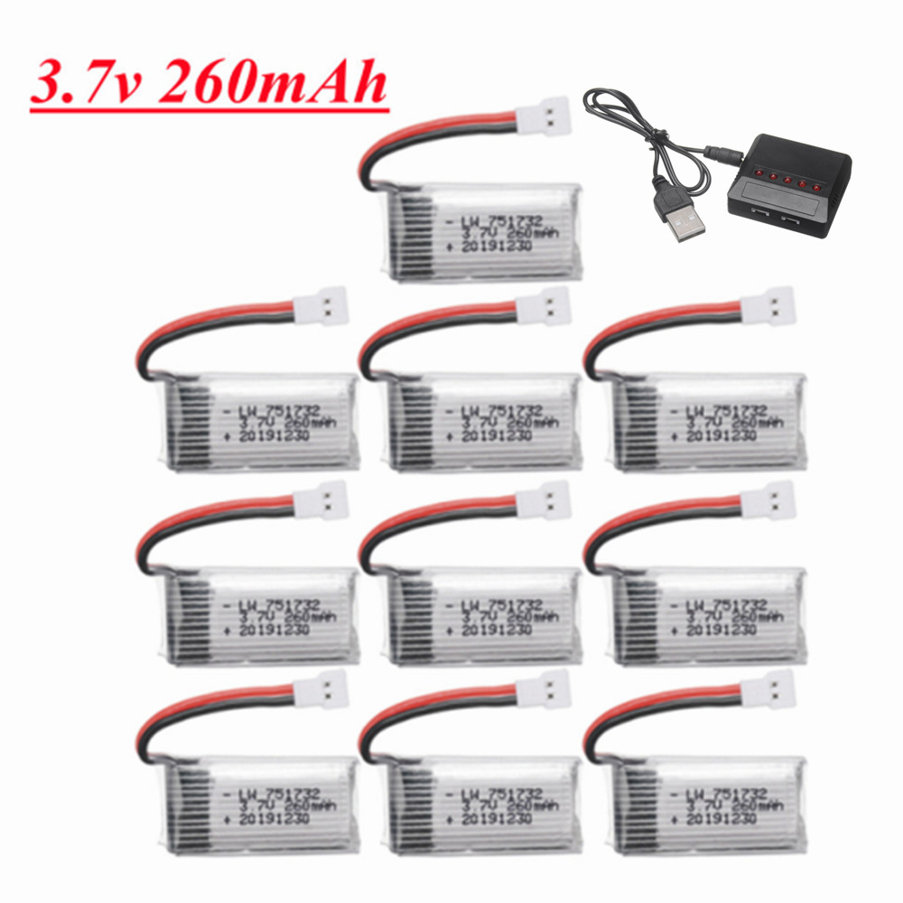 Eachine Drone E010 - H8 H36 Battery 3.7V 260mAh Lipo