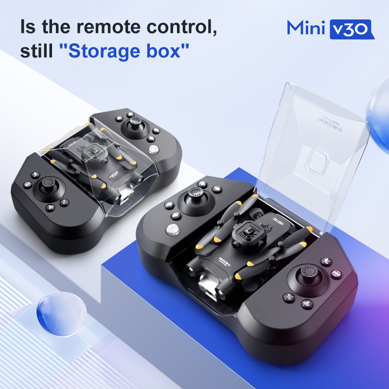 Mini V30 WiFi FPV Drone With 4 - đánh giá và giá Drone Camera Lens