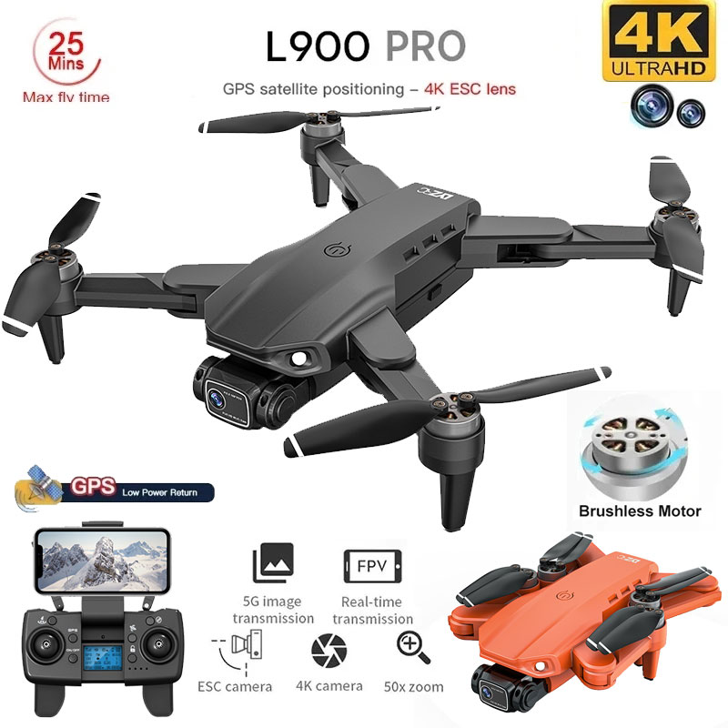 L900 Pro GPS Drone 4K Professi - đánh giá và giá Drone Camera Lens