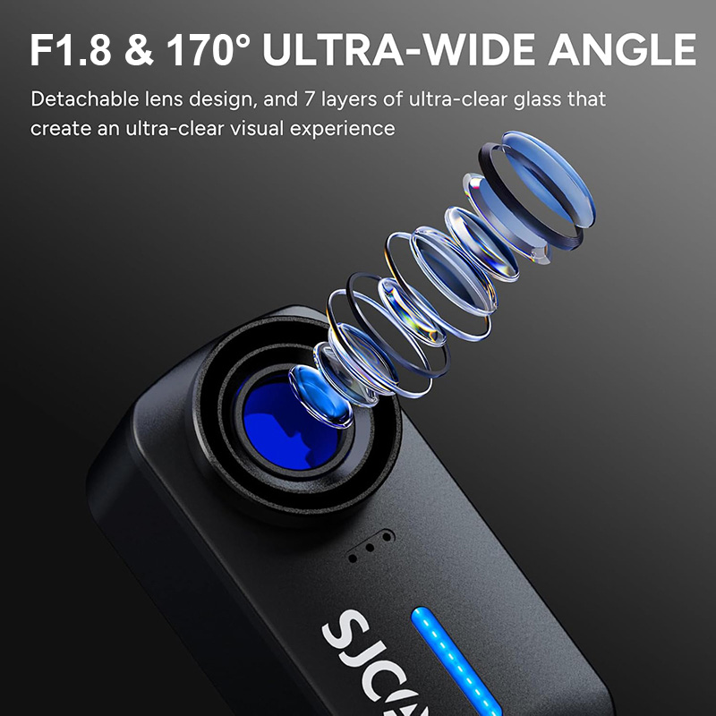 SJCAM C110+ Action Camera Six  - đánh giá và giá Drone Camera Action