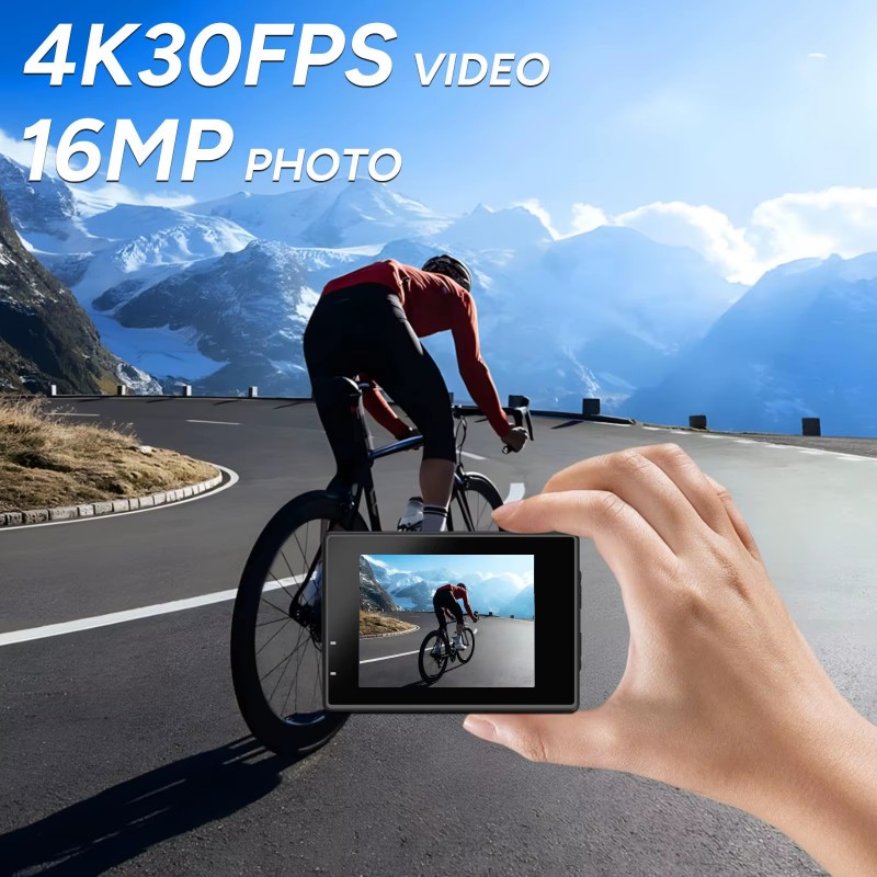 Dual Screen-SJ4000 SJCAM Helme - đánh giá và giá Drone Camera Action
