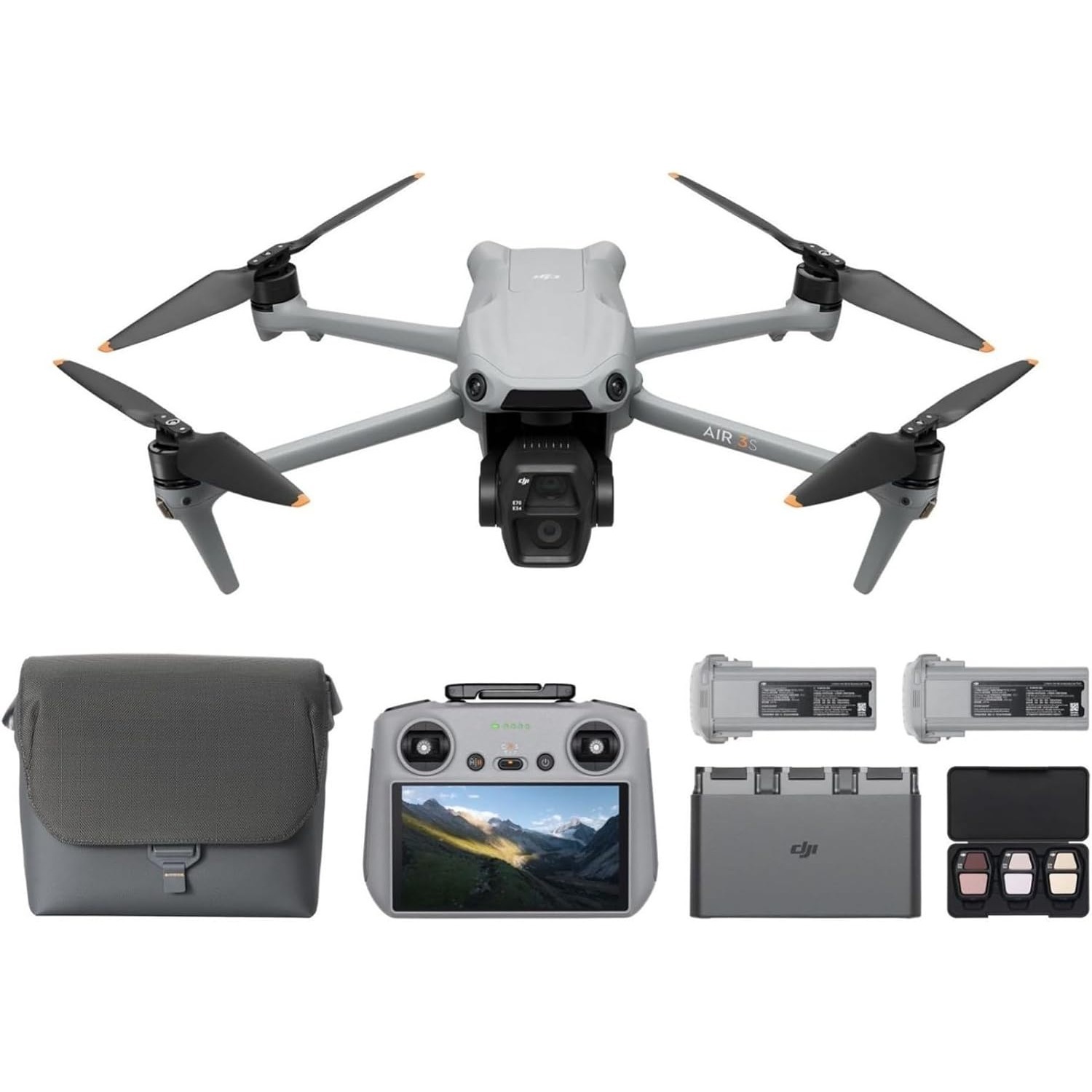 DJI Air 3S Fly More Combo (RC  - đánh giá và giá Drone Camera Wide Angle
