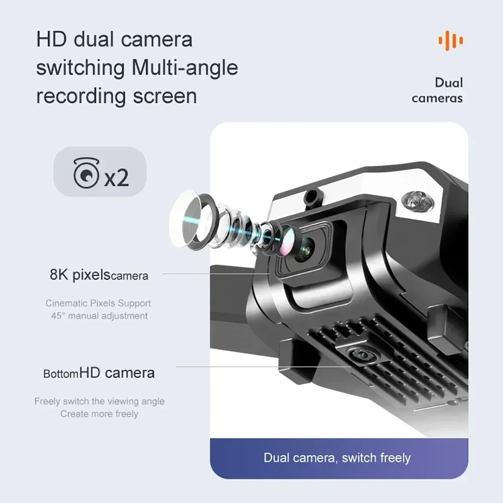G6 pro Drone with 8K Dual Came - đánh giá và giá Drone Camera Mount